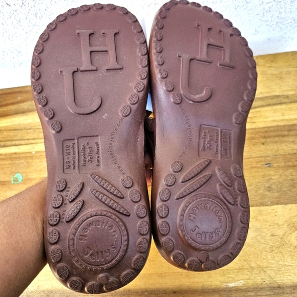 Hawaiian Jellys Ultra Comfort A'a Brown Lava Unisex  Men's 8 - Picture 14 of 16